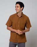 Scotch Kemeja Linen Polos Pendek