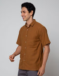 Scotch Kemeja Linen Polos Pendek