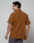 Scotch Kemeja Linen Polos Pendek
