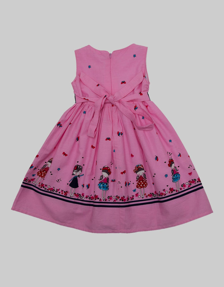 Kidz Too Short Sleeve Midi Dress Nonik Butterfly Pita