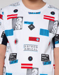 Nevada Short Sleeve Meteor Print T-Shirt