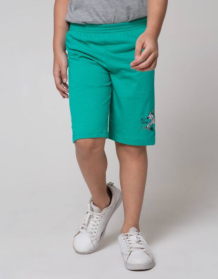 Little M Short Pants Knit Multipack 2 Pack Zebra