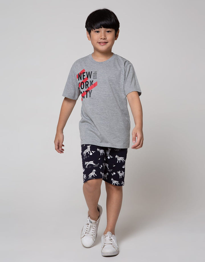 Little M Short Pants Knit Multipack 2 Pack Zebra
