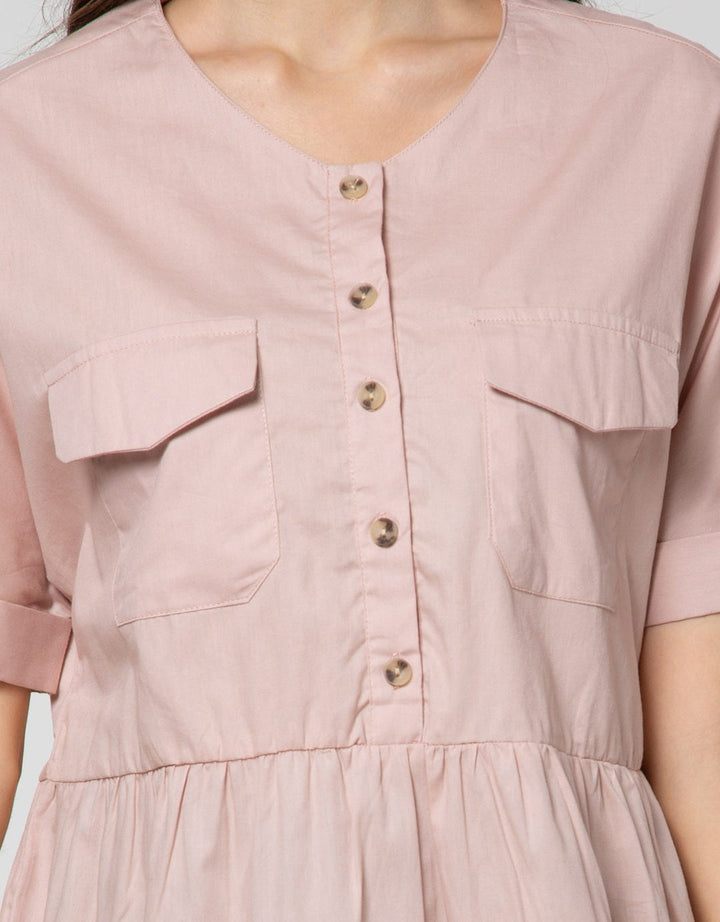 Details Long Sleeve Blouse Turtleneck