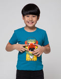 Little M Short Sleeve T-Shirt Aplikasi Lion