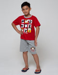 Little M Top Bottom Set Reg Animal
