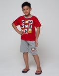 Little M Top Bottom Set Reg Animal