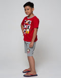 Little M Top Bottom Set Reg Animal