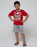 Little M Top Bottom Set Reg Animal