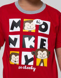 Little M Top Bottom Set Reg Animal