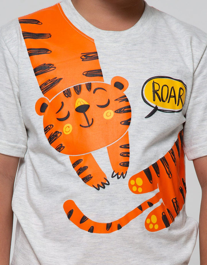 Little M Top Bottom Jogger Tiger T-Shirt Set