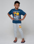 Little M Top Bottom Set T-Shirt Jogger Dino