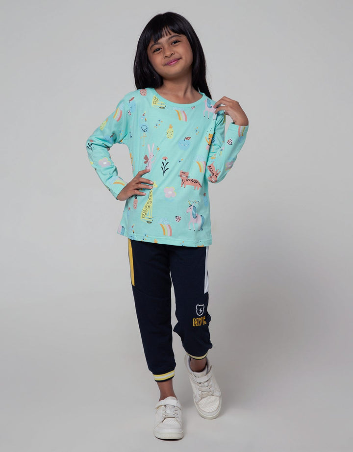 Little M Long Sleeve T-Shirt Animals