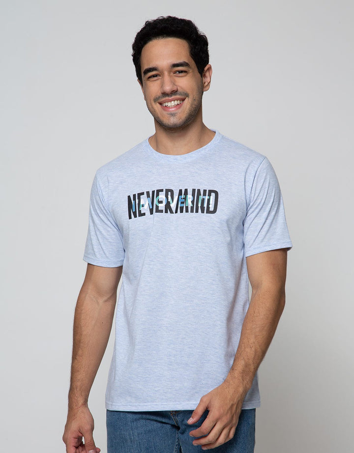 T Zone Short Sleeve T-Shirt Wording Nevermind