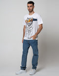 T Zone Short Sleeve T-Shirt Photoprint Thema Animal Tiger
