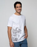 T Zone Short Sleeve T-Shirt Print Wayang