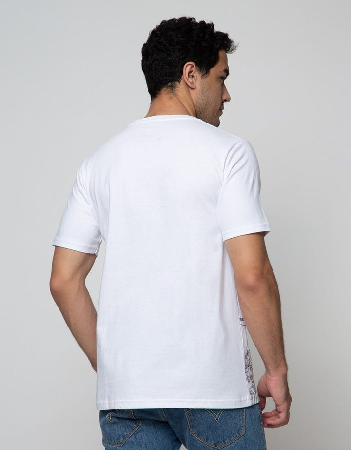 T Zone Short Sleeve T-Shirt Print Wayang