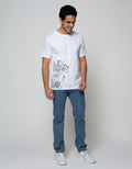 T Zone Short Sleeve T-Shirt Print Wayang