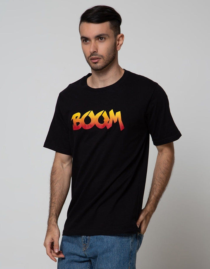 T Zone Short Sleeve T-Shirt Print Theme Dazzling Graffiti - Boom