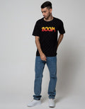 T Zone Short Sleeve T-Shirt Print Theme Dazzling Graffiti - Boom