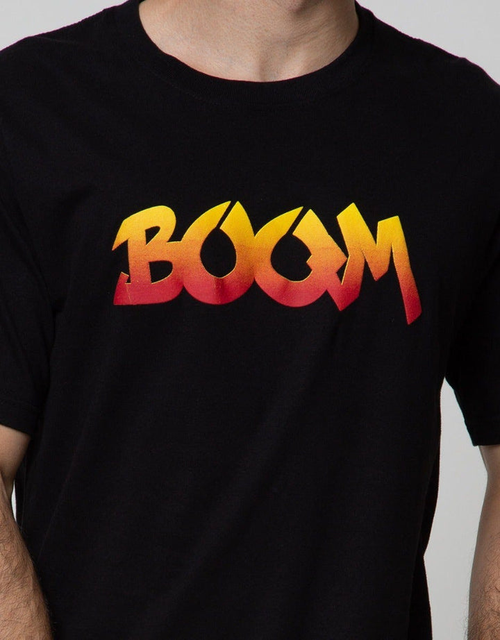 T Zone Short Sleeve T-Shirt Print Theme Dazzling Graffiti - Boom