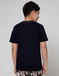 Marvel Avenger Logo Garis Short Sleeve T-Shirt
