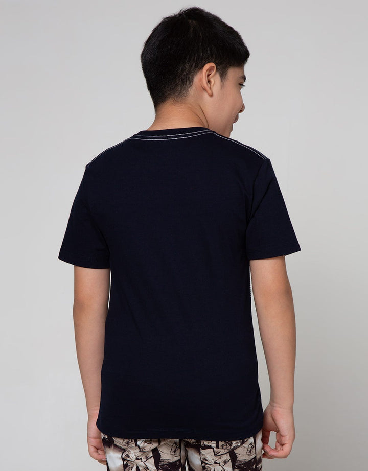 Marvel Avenger Logo Garis Short Sleeve T-Shirt