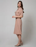 Connexion Short Sleeve Midi Dress Viscose