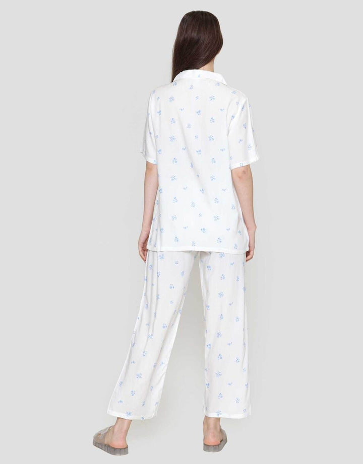 Nevada Mini Flower Setelan Piyama Wanita