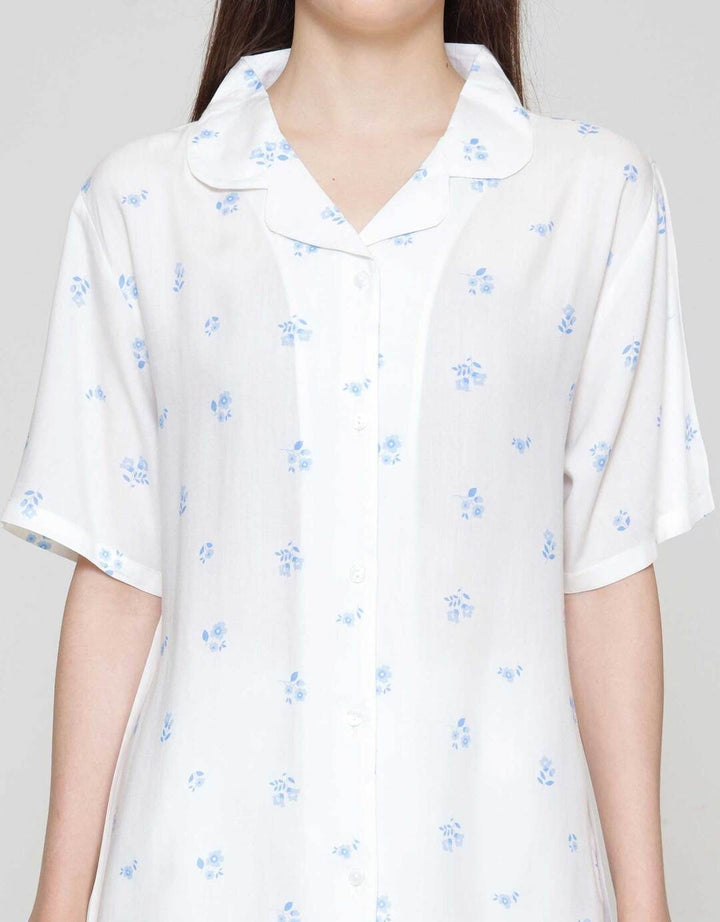 Nevada Mini Flower Setelan Piyama Wanita