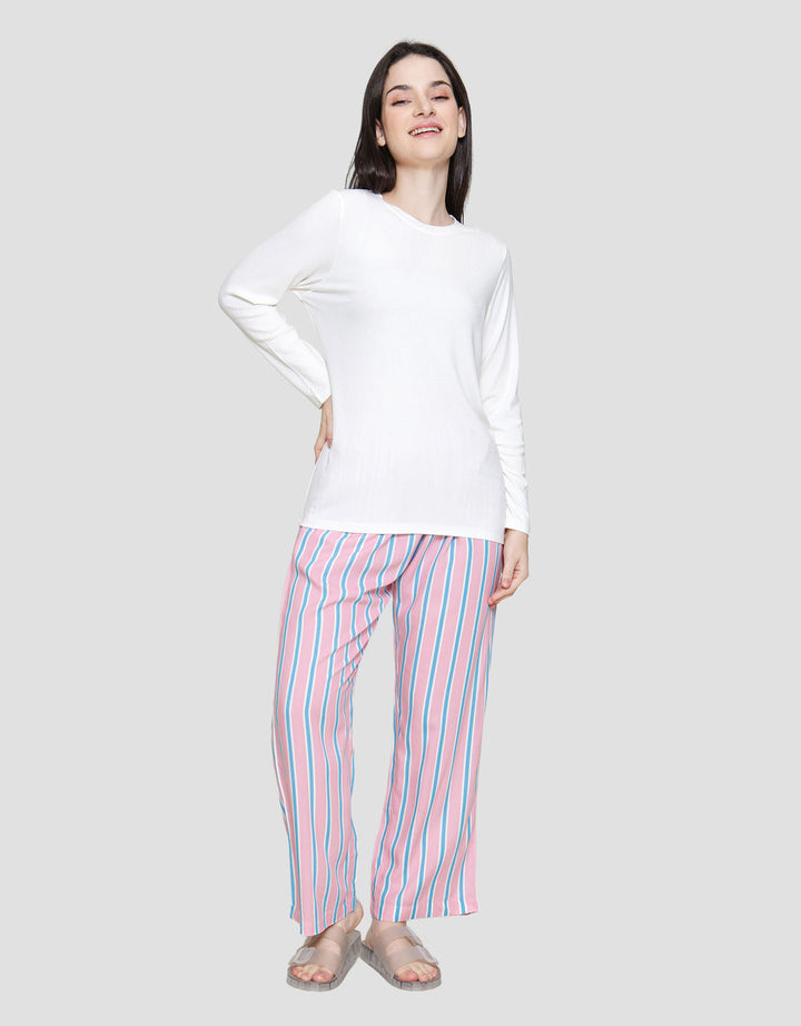 Nevada Rib Setelan Piyama Wanita