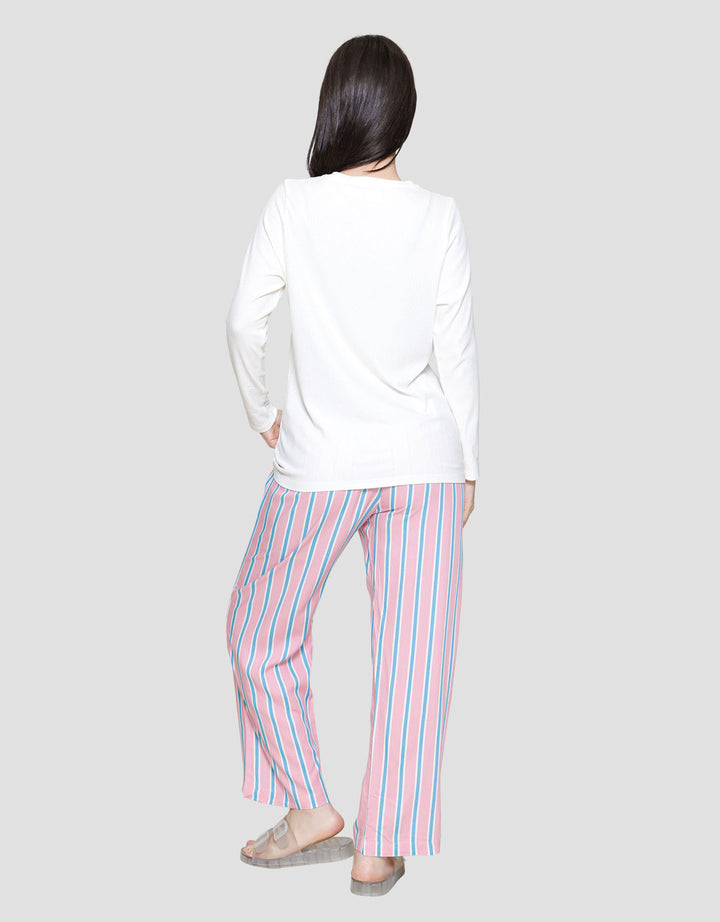 Nevada Rib Setelan Piyama Wanita