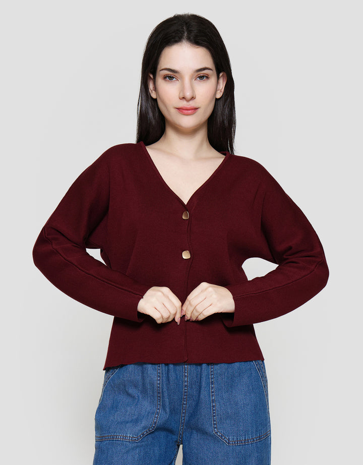 St. Yves Overlapped With Statement Button Jaket Wanita