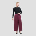 St. Yves Flowy Lightweight Sateen Straight Trouser Celana Wanita