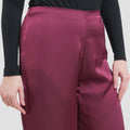 St. Yves Flowy Lightweight Sateen Straight Trouser Celana Wanita