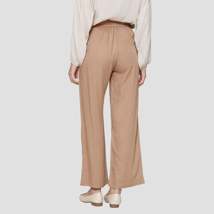 St Yves Relax Twill Viscose Wideleg Celana Panjang Wanita