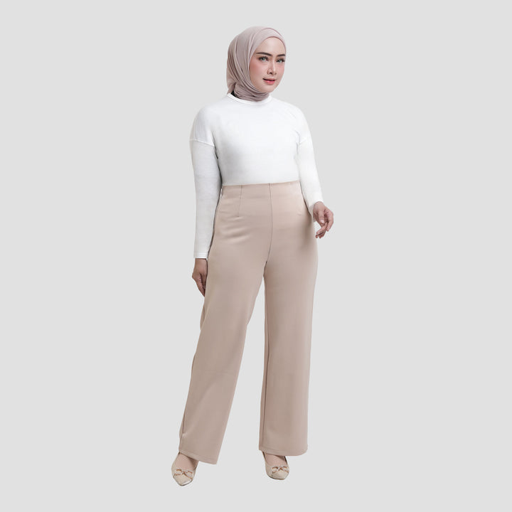 Annisa Wide Leg Danbol Trouser Celana Panjang Wanita