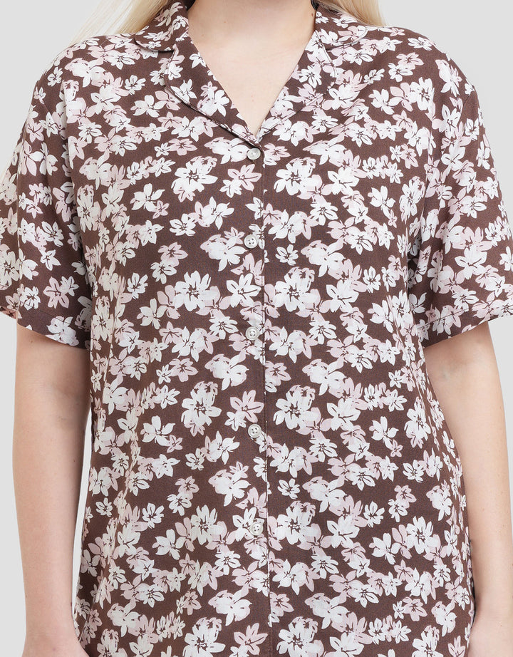 St. Yves Flower Setelan Piyama Wanita