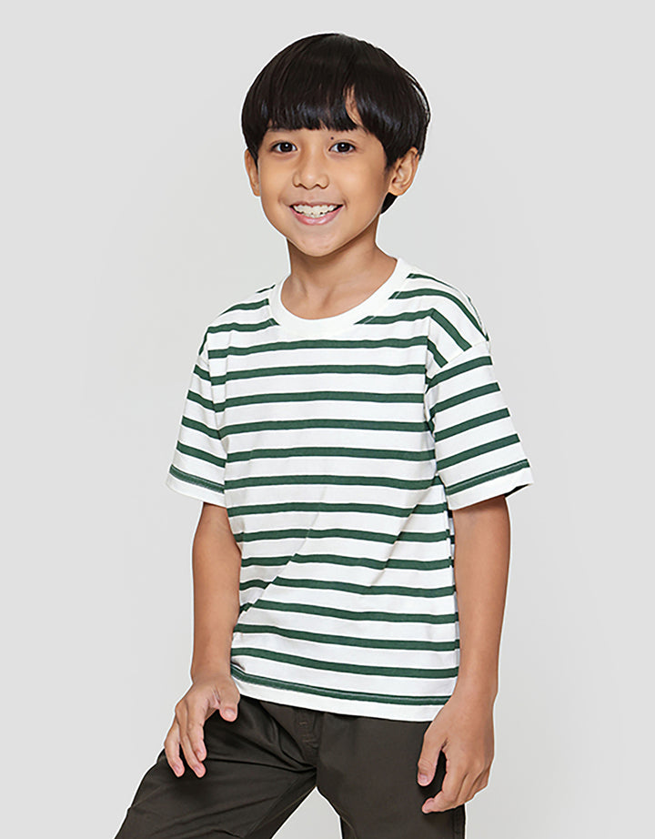 Little M Salur Ov Print Kaos Anak Laki-laki