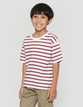 Little M Salur Ov Print Kaos Anak Laki-laki