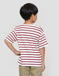 Little M Salur Ov Print Kaos Anak Laki-laki