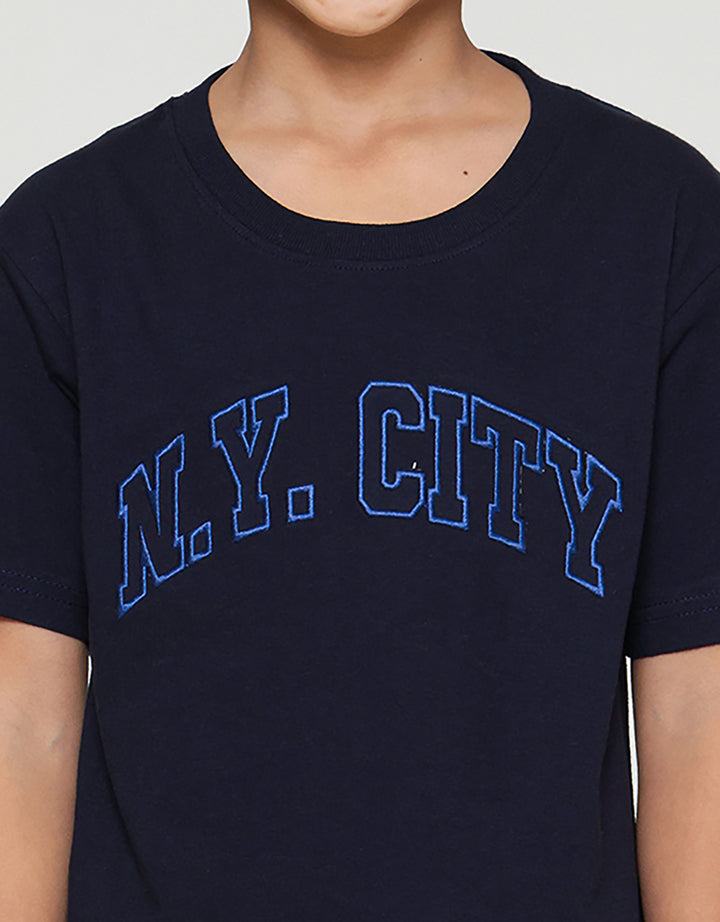 Little M N Y City Kaos Anak Laki-laki