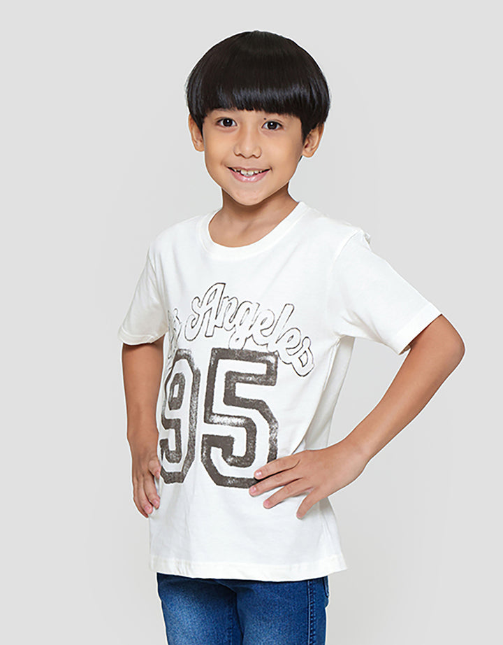 Little M Sablon Los Angeles Kaos Anak Laki-laki