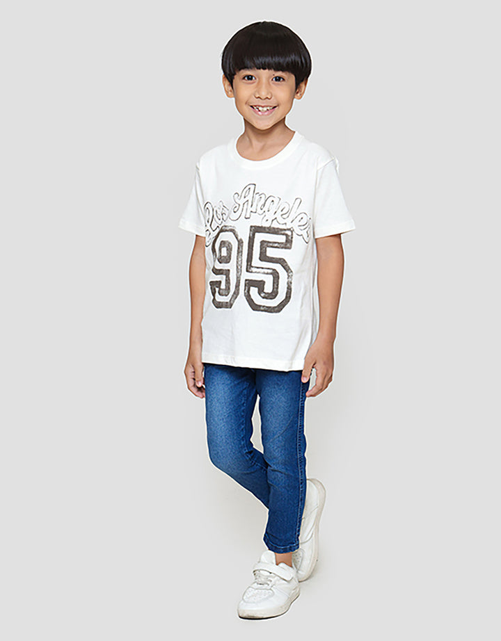 Little M Sablon Los Angeles Kaos Anak Laki-laki