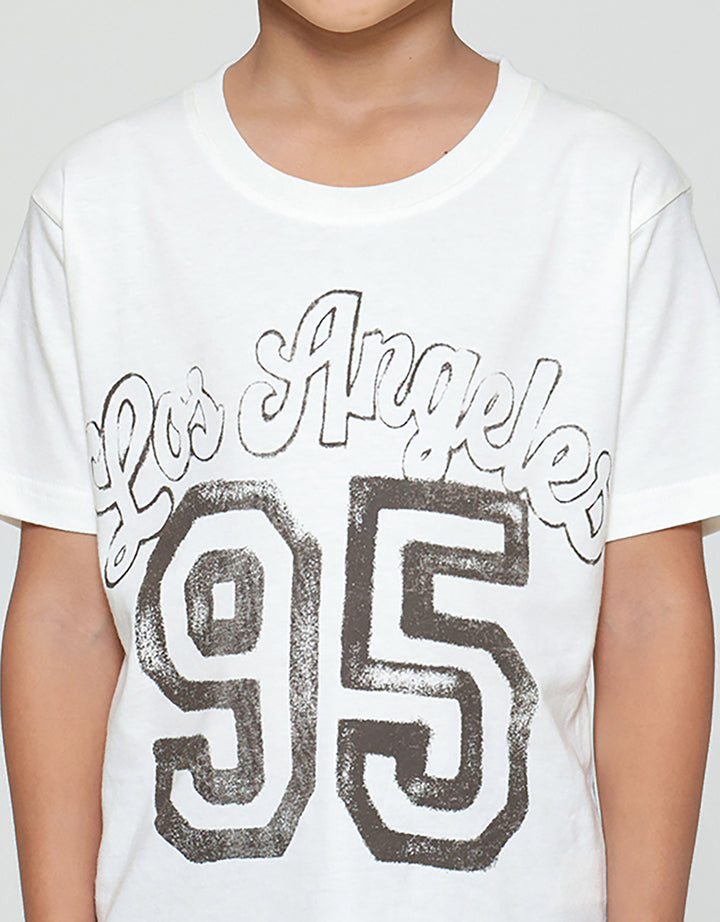 Little M Sablon Los Angeles Kaos Anak Laki-laki