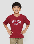 Little M London 1975 Kaos Anak Laki-laki