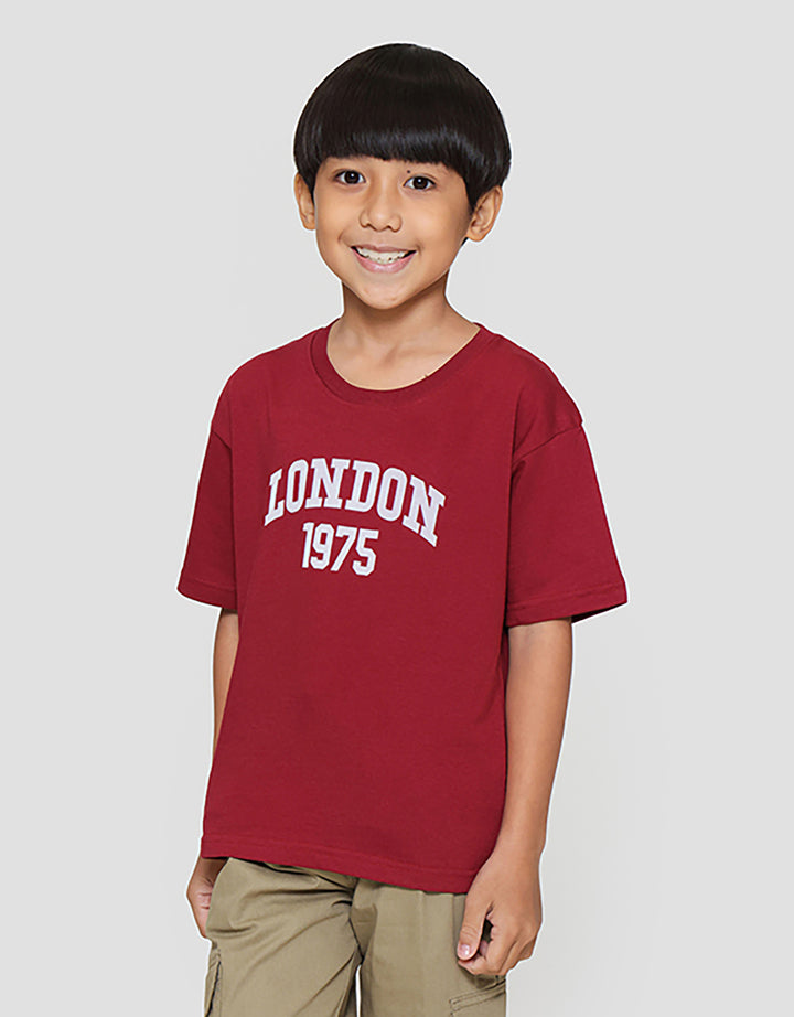 Little M London 1975 Kaos Anak Laki-laki