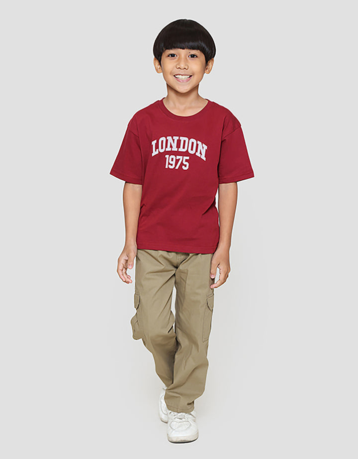 Little M London 1975 Kaos Anak Laki-laki