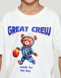 Little M Great Crew Kaos Oversize Anak Laki-laki