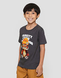 Little M Varsity Crew Kaos Oversize Anak Laki-laki